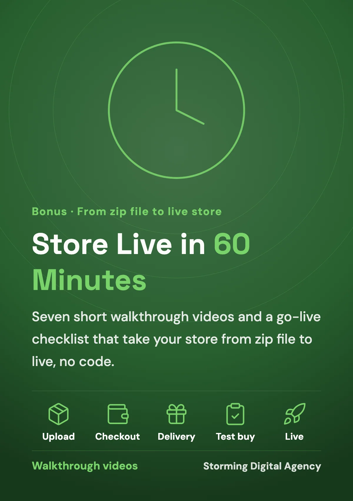 Store Live in 60 Minutes